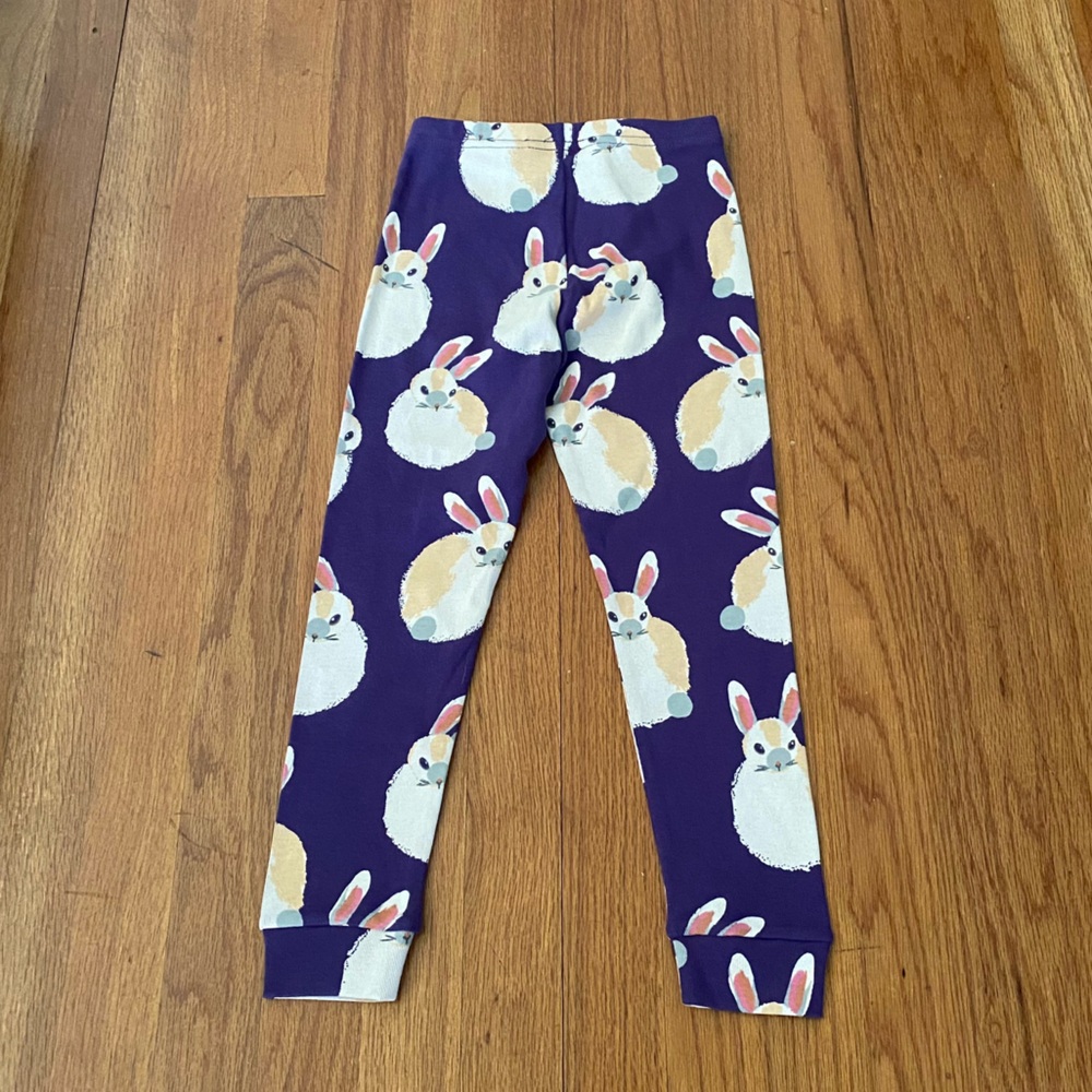 Tea Collection Purple Bunny Pajama Set - Picture 5 of 6